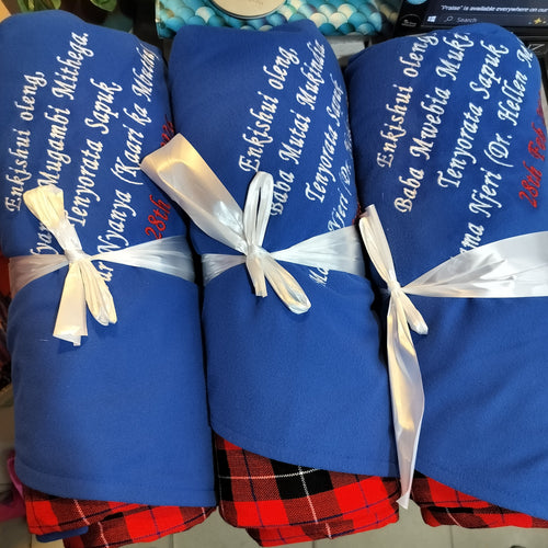 Maasai Fleece Blanket